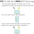 thumbnail image 5 of NestE - Collapsible Water Container Bag, BPA Free Food Grade Clear Plastic Storage Jug for Sport Camping Riding Mountaineer,Freezable, Food Grade (2-pack-1.3 Gal), 5 of 12