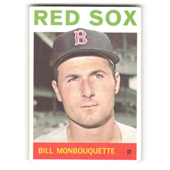 Collectible 1964 Topps (EXMT) #25 Bill Monbouquette Boston Red Sox MLB Baseball Vintage Trading Card