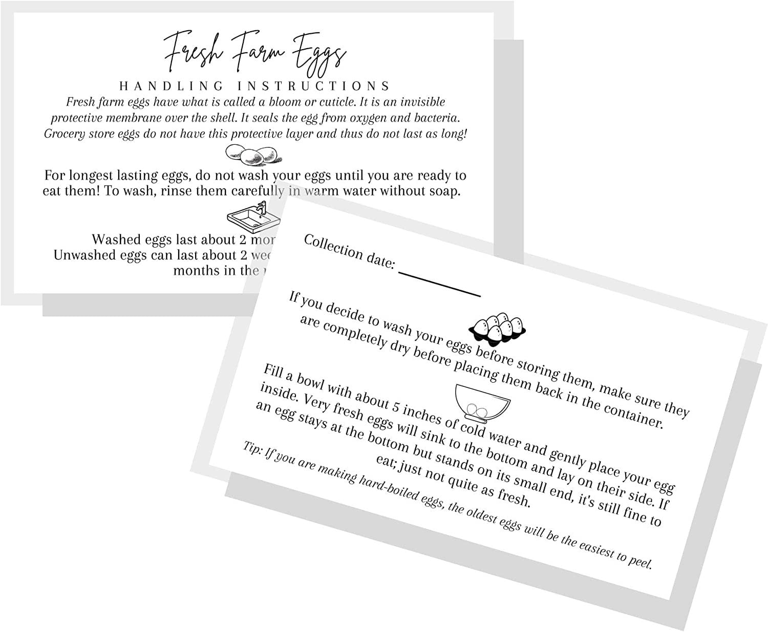 Lip Blush Stages Of Healing & Aftercare Instructions Cards Package Of