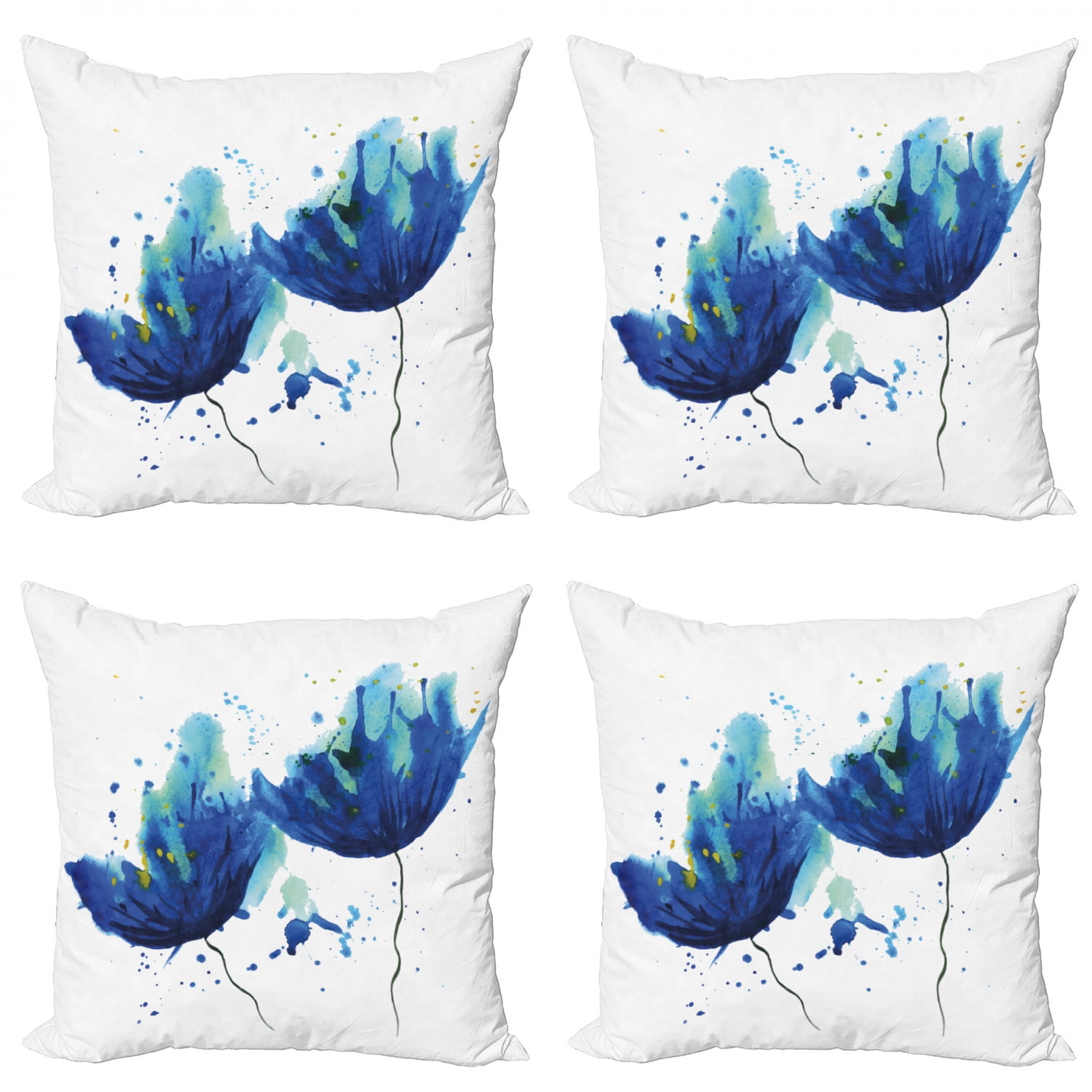 cornflower blue throw pillows