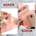 thumbnail image 3 of Unique Bargains Makeup Bag 4 in 1 Detachable Travel Cosmetic Bag for Women Toiletry Bag Waterproof and Durable Make Up Bag with Multiple Compartments Pink, 3 of 7