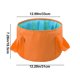 thumbnail image 3 of Lavabo de Pies Plegable, Tina de Lavado Portátil con Tela Oxford Impermeable, Baño de Pies Plegable, Bolsa de Almacenamiento Ligera, 33x33x18.5 cm, para Viajes, Camping y Uso Doméstico, 3 of 6