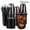 U-shaped Direct Drinking Cup, variant on EASHZMFYTBF 50 Packages Of 16-Ounce Black Plastic Cups (with Lids), One-Time Use Flat-Bottomed Plastic Cups Without Handles, Suitable for Takeout Iced Coffee Consumption At Halloween Parties