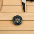 thumbnail image 4 of CTIRCHIU Hanging Rail Track Pulley Sliding Door Pulley Wheel Black POM 2Pcs, 4 of 8