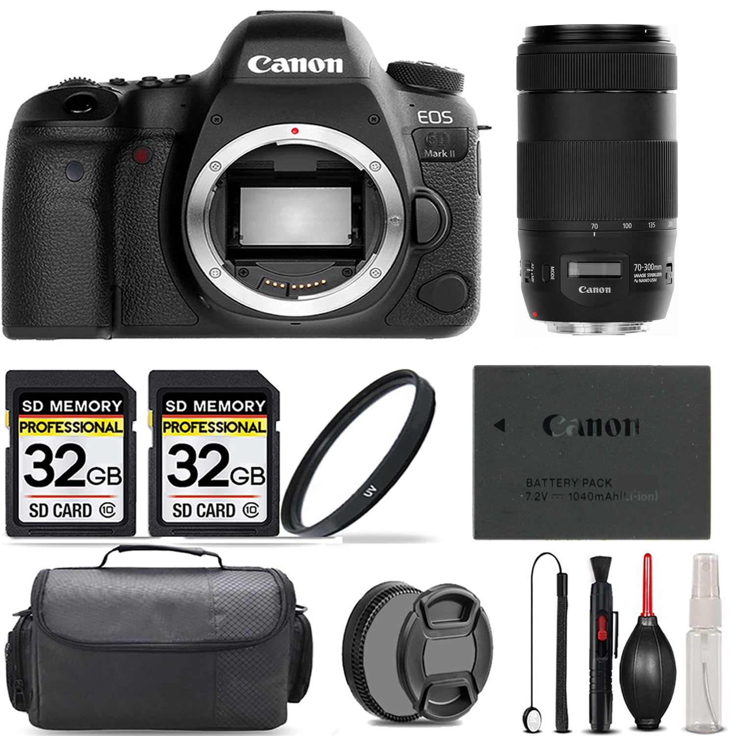 Amazon.com : Canon EOS 6D Mark II DSLR Camera w/Canon EF