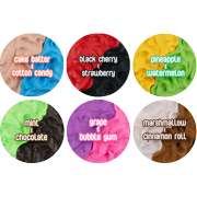 Geladough Non-Slime Butter Cloud Dough – Cake Batter & Cotton Candy Roll Scented Sensory Dough, Non-Sticky No-Residue Putty with Mix-Ins & Spoon, Net Weight 180g (6.3 oz)