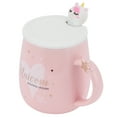 thumbnail image 4 of Taza de cerámica,Taza de cerámica Patrón de dibujos animados Taza de café Drinkware Estética elegante, 4 of 8