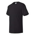 thumbnail image 3 of Hanes Men's Black Crew T-Shirt Undershirts, 3 Pack, 3 of 3