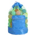 thumbnail image 2 of Neinkie Grand Sac de Plage en Maille Durable Sac à Dos de Plage avec Cordon de Serrage pour Jouets de Piscine et de Natation, Éloigne le Sable et l'Eau, 2 of 7