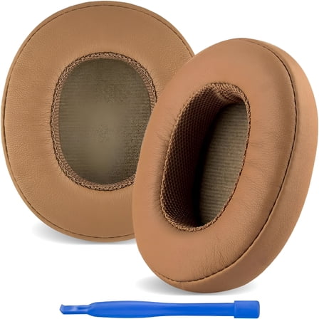 GJX Replacement Ear Pads for Wireless, Evo, ANC, Hesh, Venue Headphones Ear Cushions, Ear Covers, Headset Earpads (Protein Leather/Brown)