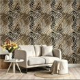 thumbnail image 2 of Animal Print Zebra Stripes Wallpaper， Modern Boho Rustic Style， Self adhesive and removable， waterproof， Home Decor for Bedroom， Living Room， Kitchen Cabinet， Shelf， 17.7 * 118 in, 2 of 8