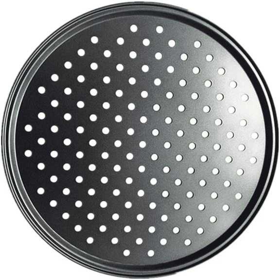 PEACNNG 32Cm Steel Pizza Pan With Holes Pizza Tray Baking Tray Non-Stick Pizza Baking Pan Round Perforated Pizza Baking Pan For Home Restaurant Kitchen Oven Baking