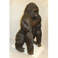 thumbnail image 5 of Nifao King Kong Bronze Statue – Outdoor Garden Decor Sculpture, 32"L x 28"W x 49"H, 5 of 13