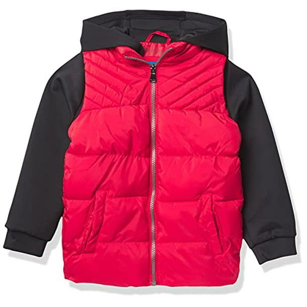 Boys red top puffer vest