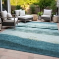 thumbnail image 3 of Dalyn Rugs Machine Washable Indoor/Outdoor Chantille ACN2169 Teal 3' x 5' Rug, 3 of 9