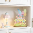 thumbnail image 4 of Easter Tabletop Decorations, Wooden Easter Decor Rabbit Ornaments for Home Party, Spring Tiered Tray Decor for Living Room Bedroom Study Office Decoration, 4 of 6