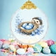 thumbnail image 2 of Uuiauoio Glass Easter Ornament 2D Flat Pendant with Bunny Egg Designs for Tree Gift Basket Filler Holiday Party Decorations Keepsake, 2 of 5