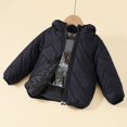 thumbnail image 6 of Uobin Girls -Lined Hooded Parka Jacket, Mid-Length Winter Coat with Zip Pockets for Kids Outdoor, 6 of 7