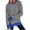 Black-#006, variant on Women's Scalloped Sweatshirt Striped Crewneck Long Sleeve Pullover Color Block Scalloped Hem Tops Casual Loose Fit Y2k Trendy Outfits,Cyan 2XL