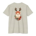 thumbnail image 2 of Enchanted Forest Santa: Festive Holiday Tee- Unisex CVC Jersey T-shirt, 2 of 4