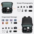 thumbnail image 3 of K&F Concept Lightweight Camera Backpack,2 in 1 Professional Photography DSLR Camera Bag for Mirrorless/Tripod, Outdoor Bag for Travel/Business, 3 of 7