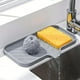 thumbnail image 2 of Bandeja de silicona para fregadero con escurridor de jabón, escurridor de esponja, escurridor de jabón, escurridor de cocina, 2 of 3