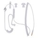 thumbnail image 1 of Auriculares Yunxwd de 3,5 mm con tubo de aire, antirradiación, bobina de un solo lado y minimicrófono incorporado., 1 of 8