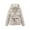 Beige, variant on Women' Hooded Puffer Jackets Warm Stand Collar Down Coat Winter Clothing with Belt Beige XL