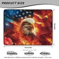 thumbnail image 7 of XYZCANDO Patriotic Eagle Cargo Liner 29" x 39", Durable Easy Install Trunk Mat, All Weather Non-Slip Stitched Edge Easy-Clean Rear Trunk Protector for Outdoor Use, 7 of 7