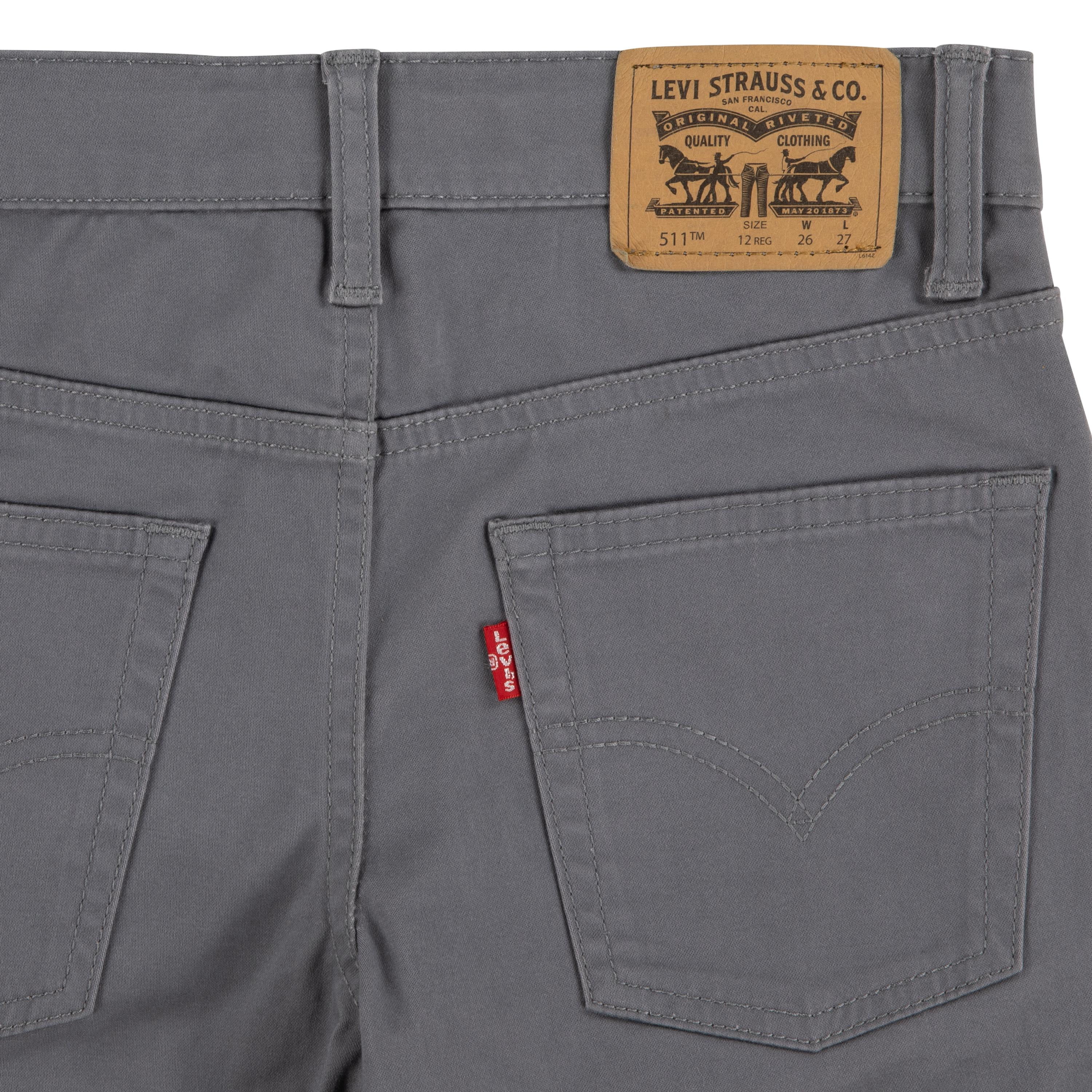 Levi's Boys' 511 Slim Fit Soft Brushed Pants, Sizes 4-20