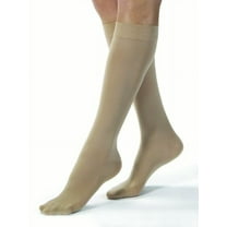 Jobst Opaque 30-40 Closed Toe Knee High Compression Stockings Natural Small