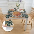 thumbnail image 2 of Acheng Pineapple Bird Pattern Square Tablecloth Great for Home Kitchen/Parties/Holiday Dinner 100% Polyester Fiber 40*40, 2 of 8