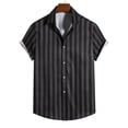 thumbnail image 2 of IROINNID Men's And Big Men's Hawaiian Style Short Sleeve Beach Blouse,Size L-5XL, 2 of 9