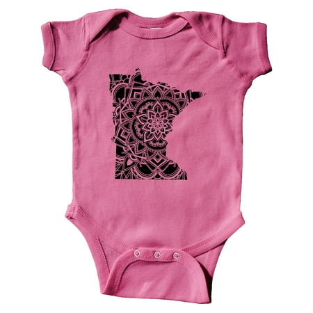 

Inktastic Minnesota Silhouette Mandala Gift Baby Boy or Baby Girl Bodysuit