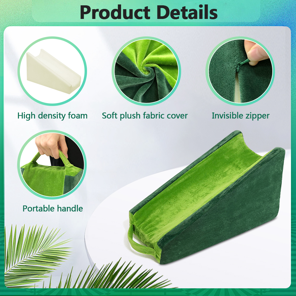 Arm Elevation Pillow for Post-Surgery Recovery, Arm Rest & Wrist Support for Sleeping, Broken Arm, Carpal Tunnel & Elbow Pain, Arm Elevator Foam Wedge for Adults