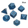thumbnail image 4 of red 7 Pcs for TRPG DND Dice Set Acrylic Multi-Sided 7-Die, 4 of 5