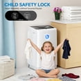 thumbnail image 4 of TINKLE WELL Portable Washing Machine, 7.7 lbs Full Automatic Compact Mini Washer, 10 Wash Cycles, LED Display, Auto Balance Detection for Apartment, Dorm, RV & Home, White, 4 of 8