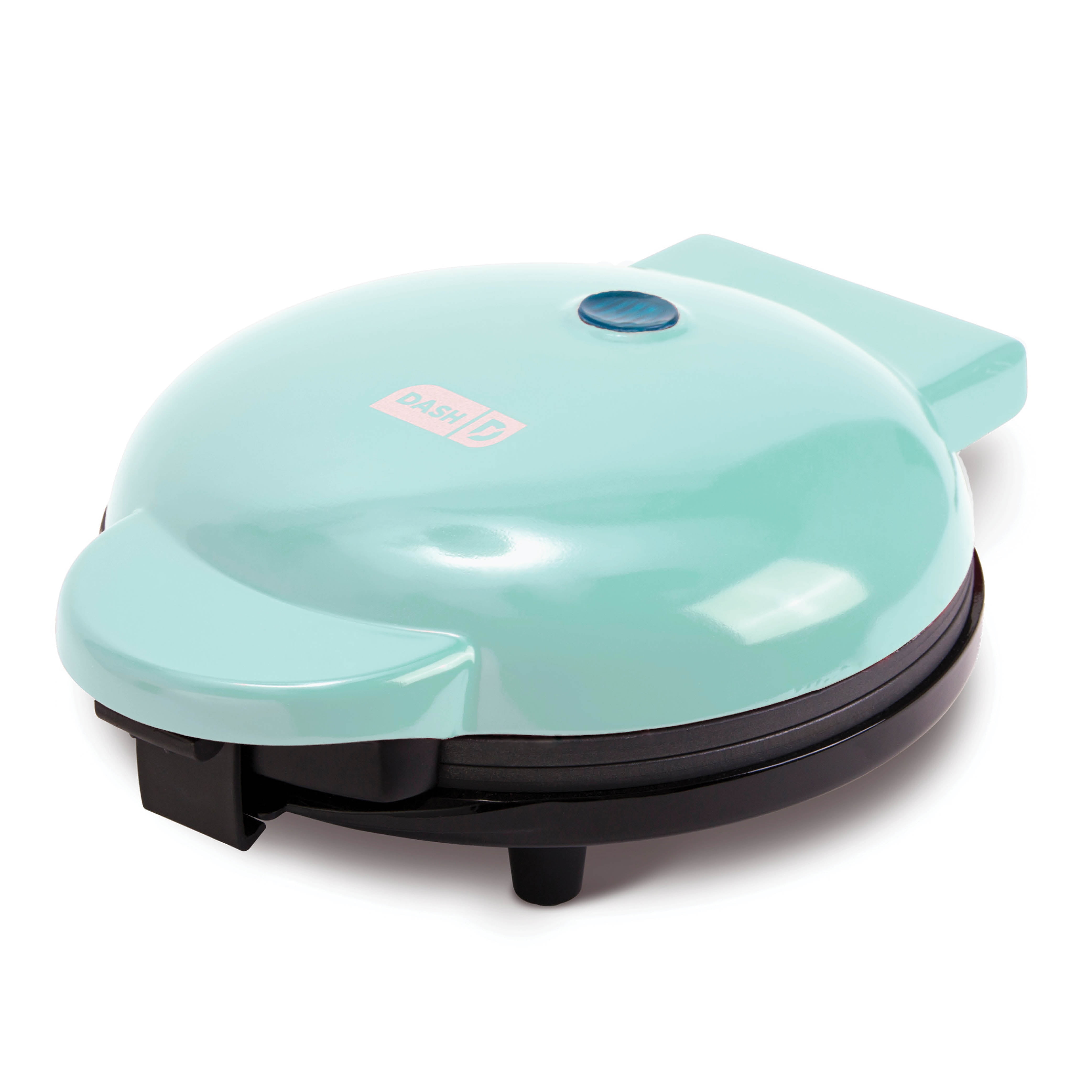 Dash Express Waffle Maker in Aqua- 8 Dual Nonstick Surfaces for Waffles, Hash Browns & More