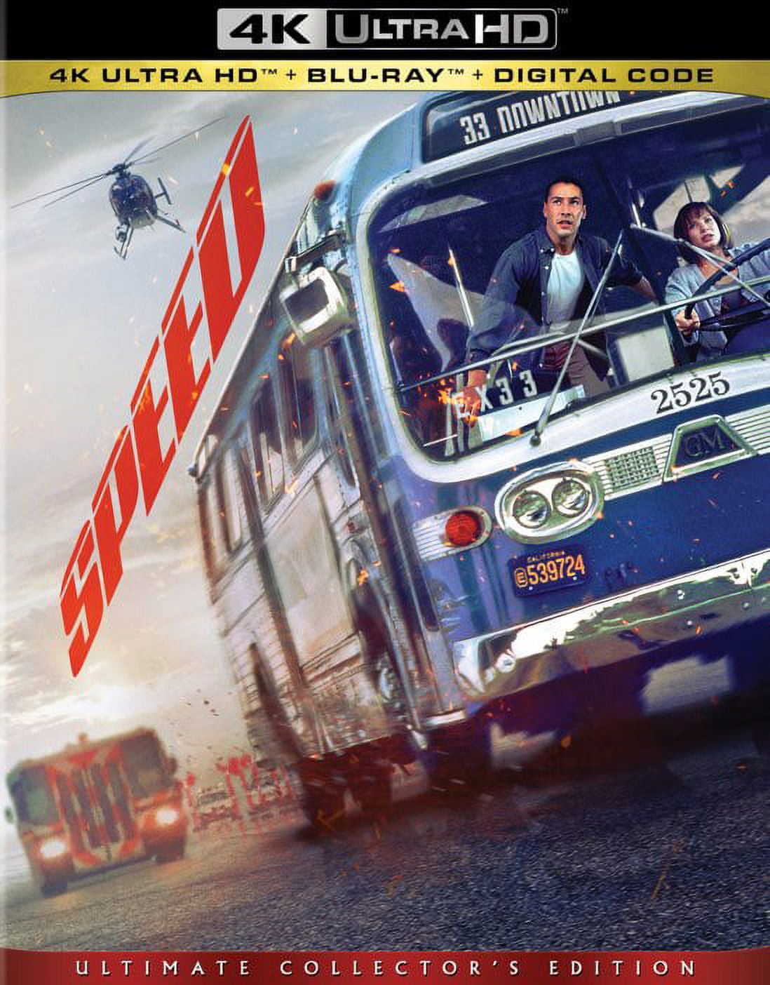 Speed (4K Ultra HD + Blu-ray + Digital Code) - Walmart.com
