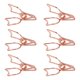 thumbnail image 4 of Clips de carpeta de metal Bling Bling 100 piezas en forma de gato, 4 of 12