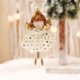 thumbnail image 1 of Adornos de muñeca de ángel de Navidad, falda de burbujas de lunares, adornos colgantes de ángel, lindos adornos colgantes de niñas ángel, colgante de árbol de Navidad, decoración navideña para el, 1 of 2