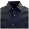 thumbnail image 3 of Manchester Camisa de Vestir Regular Fit Con Cuello Ajustable  Negro, 15.5" Cuello 35" Manga Manchester 5232Z, 3 of 4