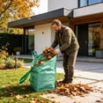 thumbnail image 5 of Qjidjing Reusable Yard Waste Bags, 26 Gallon Lawn and Leaf Garden Trash Bag with Reinforced Carry Handle Heavy Duty for Leaves Garden Clean, 5 of 6