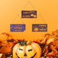 thumbnail image 4 of Putuo Decor-placa colgante de madera para Halloween, cartel de puerta colgante de calabaza, fantasma, murciélago, felicitación, manualidades, 4 of 4