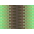 thumbnail image 1 of Ahgly Company Indoor Rectangle Patterned Green Snake Green Area Rugs, 4' x 6', 1 of 6