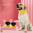thumbnail image 2 of Double-Sided Dog Scarf - Solid Color Soft Neck Bib - Puppy Winter Accessories - Pet Wear, 2 of 8