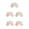 thumbnail image 2 of Bandeau Grand pour Cheveux, Pince à Ressort, Nœud Réglable, Multicolore, Sans Accroc, Porte-Queue, Épingles à Cheveux, Chouchous pour Filles, Beige, 5Ensemble, 2 of 6