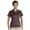 Burgundy Heather, variant on DG210W Devon & Jones Women French Pima-Tech Jet Heather Polo Navy Heather L