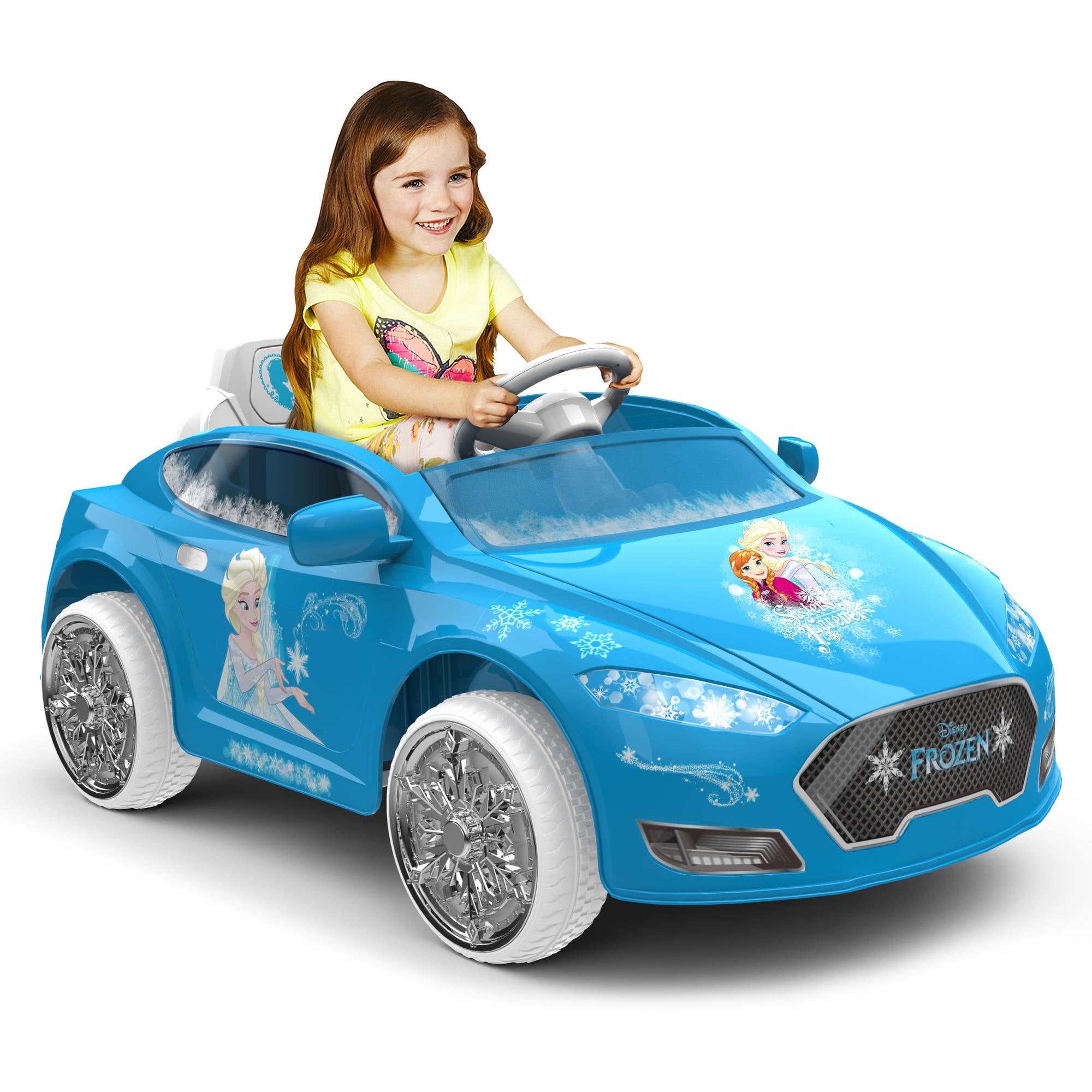 frozen battery powered car