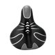 thumbnail image 1 of Asiento de bicicleta de repuesto, ancho, cómodo, impermeable, hueco en el centro, para interior y exterior. Plata, 1 of 9